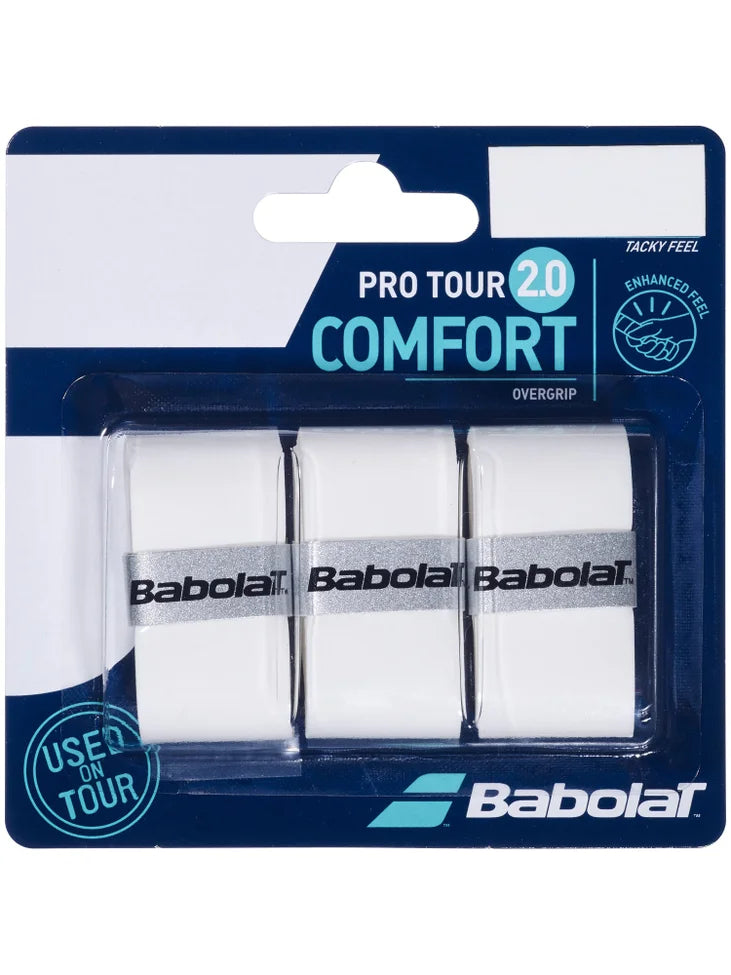 Babolat Pro Tour 2.0 Overgrips Blanco