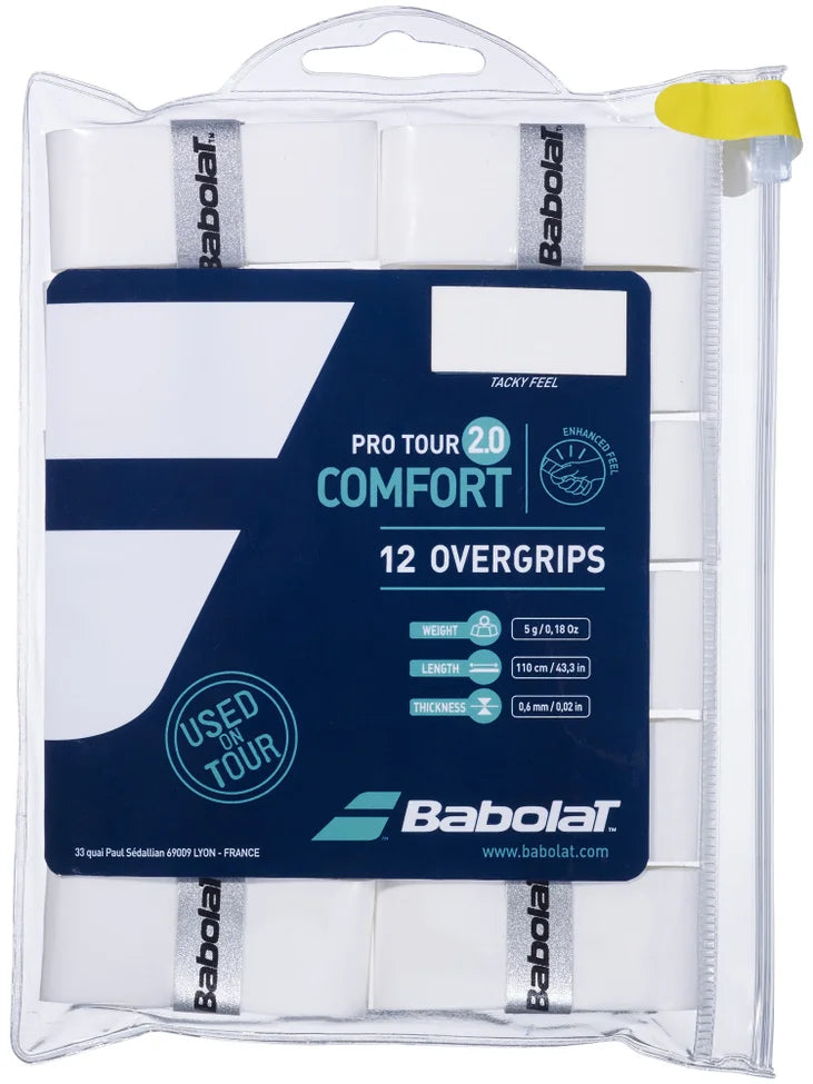 Babolat Pro Tour 2.0 Overgrips Paquete de 12